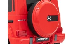 Pojazd elektryczny dla dzieci Mercedes G63, czerwony