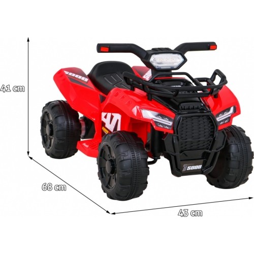 Pojazd elektryczny quad Quad Storm, czerwony