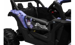 Pojazd elektryczny Buggy ATV Defend 4x4 KUROMI, fioletowy