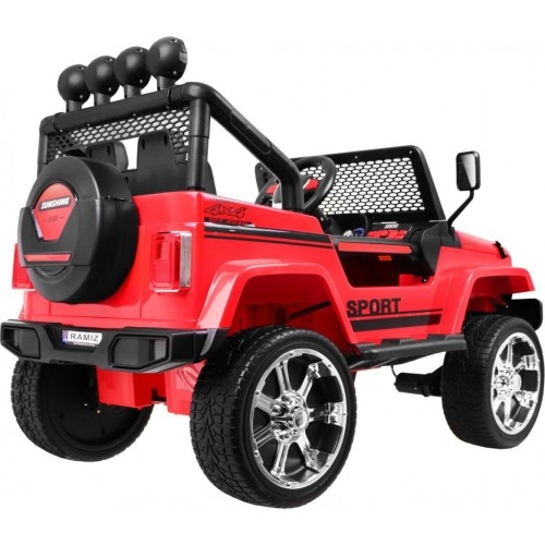 Pojazd elektryczny dla dzieci Raptor Drifter 4 x 4 czerwony