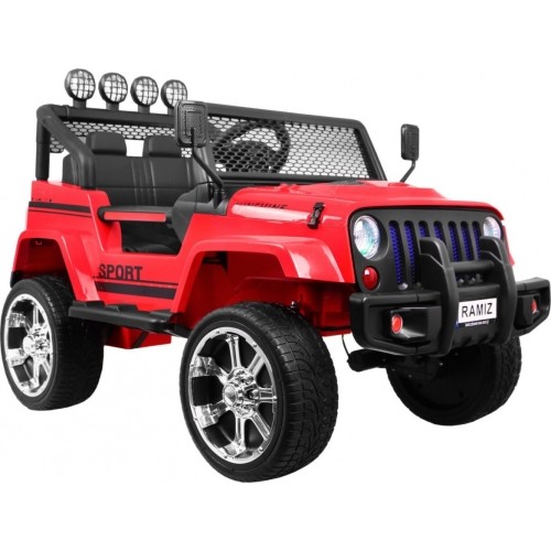 Pojazd elektryczny dla dzieci Raptor Drifter 4 x 4 czerwony