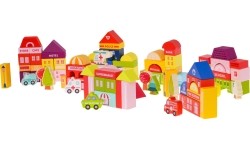 Wooden Blocks City 115pcs. + Sorter