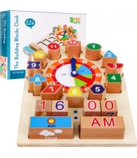Wooden Clock For Learning