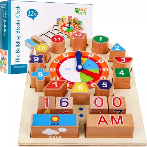 Wooden Clock For Learning