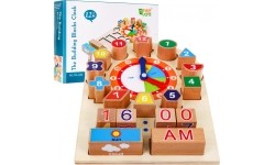 Wooden Clock For Learning