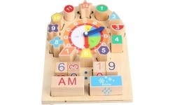 Wooden Clock For Learning