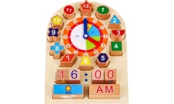 Wooden Clock For Learning