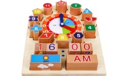 Wooden Clock For Learning