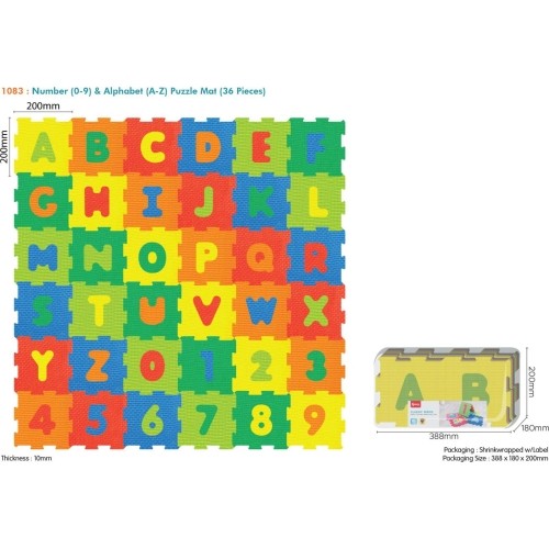 Mega Mat Numbers And Letters