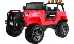 The Monster Jeep 4x4 czerwony