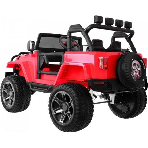 The Monster Jeep 4x4 czerwony