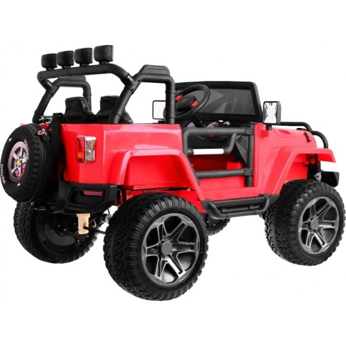 The Monster Jeep 4x4 czerwony