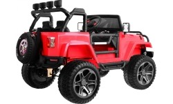 The Monster Jeep 4x4 czerwony
