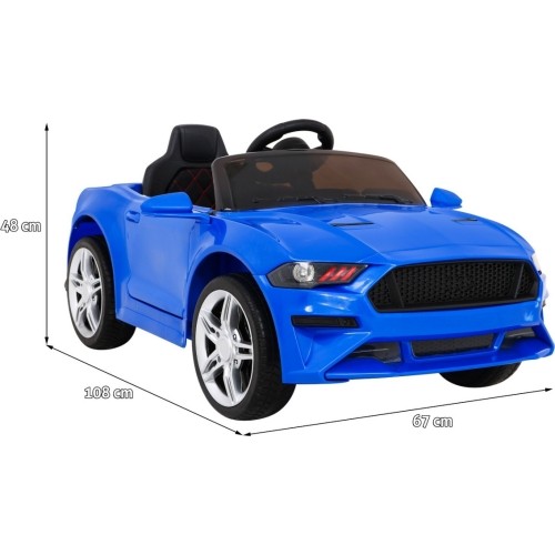 Pojazd elektryczny GT Sport, niebieski