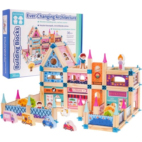 Wooden House For Princess 278pcs.