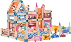 Wooden House For Princess 278pcs.