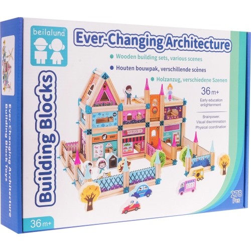 Wooden House For Princess 278pcs.