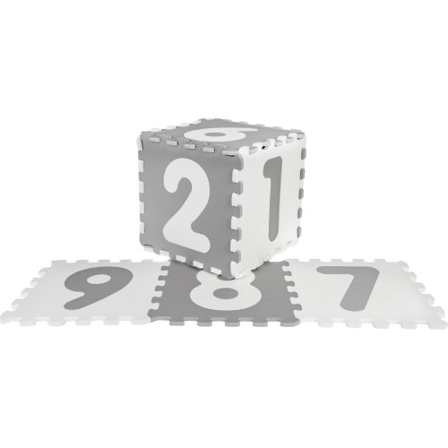 Antybakteryjna mata piankowa Numbers Gray