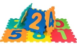 Numbers mat 32x32cm