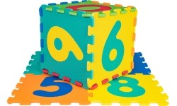 Numbers mat 32x32cm