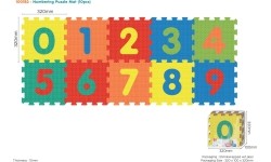 Numbers mat 32x32cm