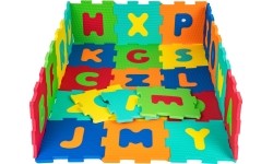 Alphabet puzzle mat