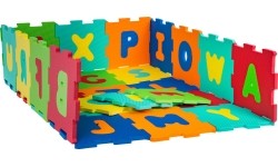 Alphabet puzzle mat