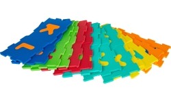 Alphabet puzzle mat