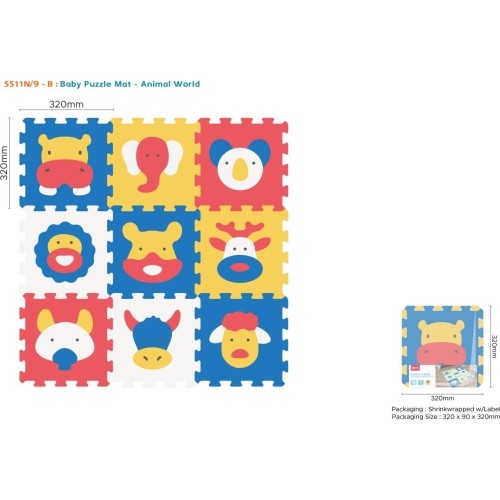 Animal Puzzle Mat