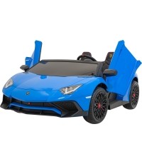 Pojazd elektryczny Lamborghini Aventador SV, niebieski