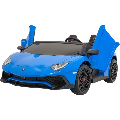Pojazd elektryczny Lamborghini Aventador SV, niebieski