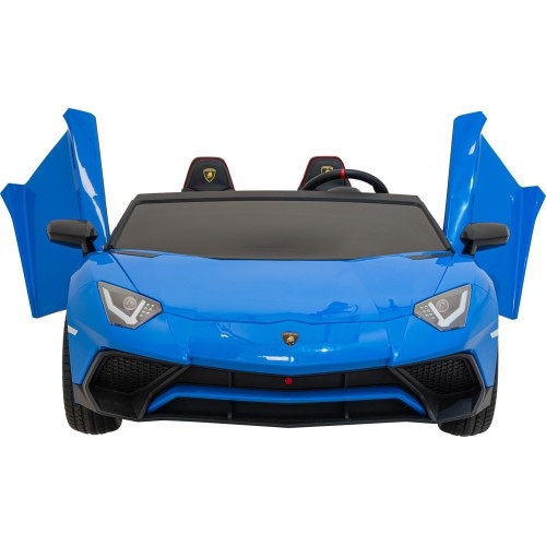 Pojazd elektryczny Lamborghini Aventador SV, niebieski