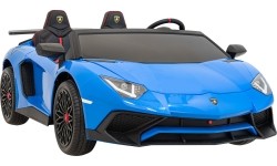 Pojazd elektryczny Lamborghini Aventador SV, niebieski