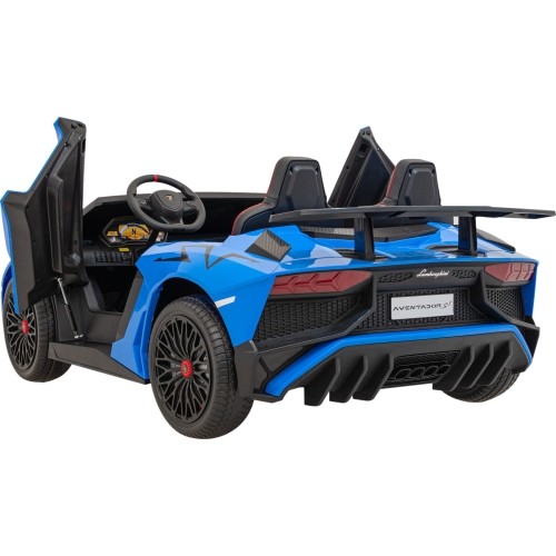 Pojazd elektryczny Lamborghini Aventador SV, niebieski