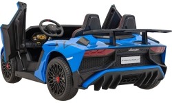 Pojazd elektryczny Lamborghini Aventador SV, niebieski