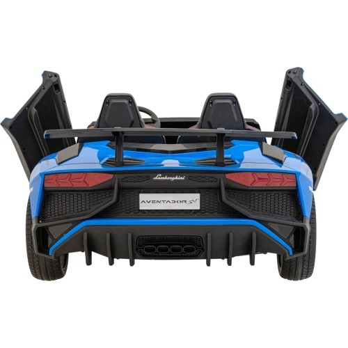 Pojazd elektryczny Lamborghini Aventador SV, niebieski