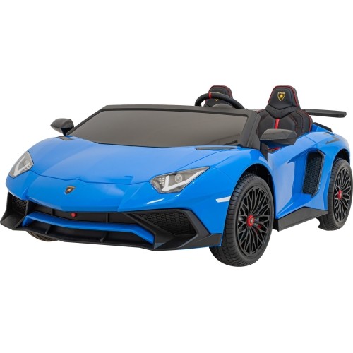 Pojazd elektryczny Lamborghini Aventador SV, niebieski