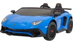 Pojazd elektryczny Lamborghini Aventador SV, niebieski