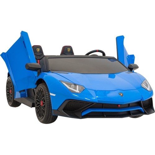 Pojazd elektryczny Lamborghini Aventador SV, niebieski