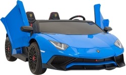 Pojazd elektryczny Lamborghini Aventador SV, niebieski