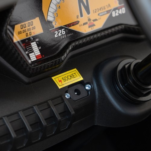 Pojazd elektryczny Lamborghini Aventador SV, niebieski