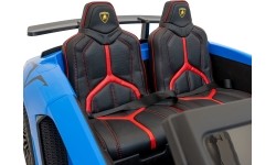 Pojazd elektryczny Lamborghini Aventador SV, niebieski