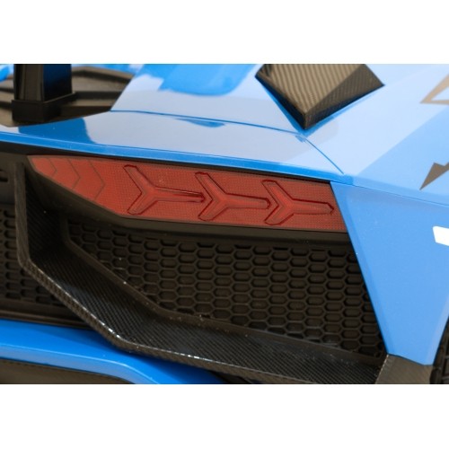 Pojazd elektryczny Lamborghini Aventador SV, niebieski