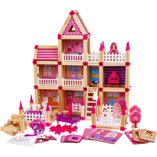 MEGA Wooden Cottage 268el Pink
