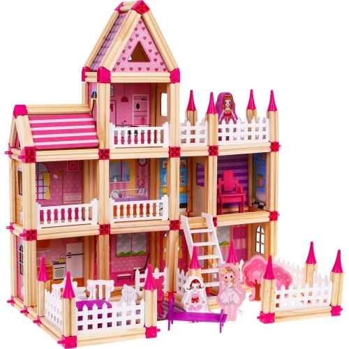 MEGA Wooden Cottage 268el Pink