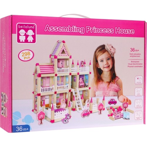MEGA Wooden Cottage 268el Pink