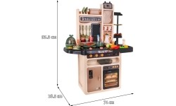 Mega Kitchen KitchenEtte Kran z wodą 65 elementów