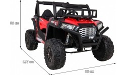 Gokart elektryczny PA JS360B dwuosobowy z pilotem