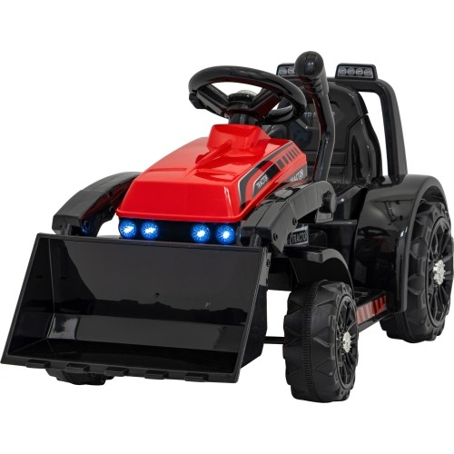 Elektryczna koparka-traktor G320, czerwony