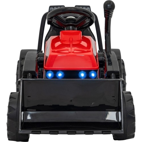 Elektryczna koparka-traktor G320, czerwony